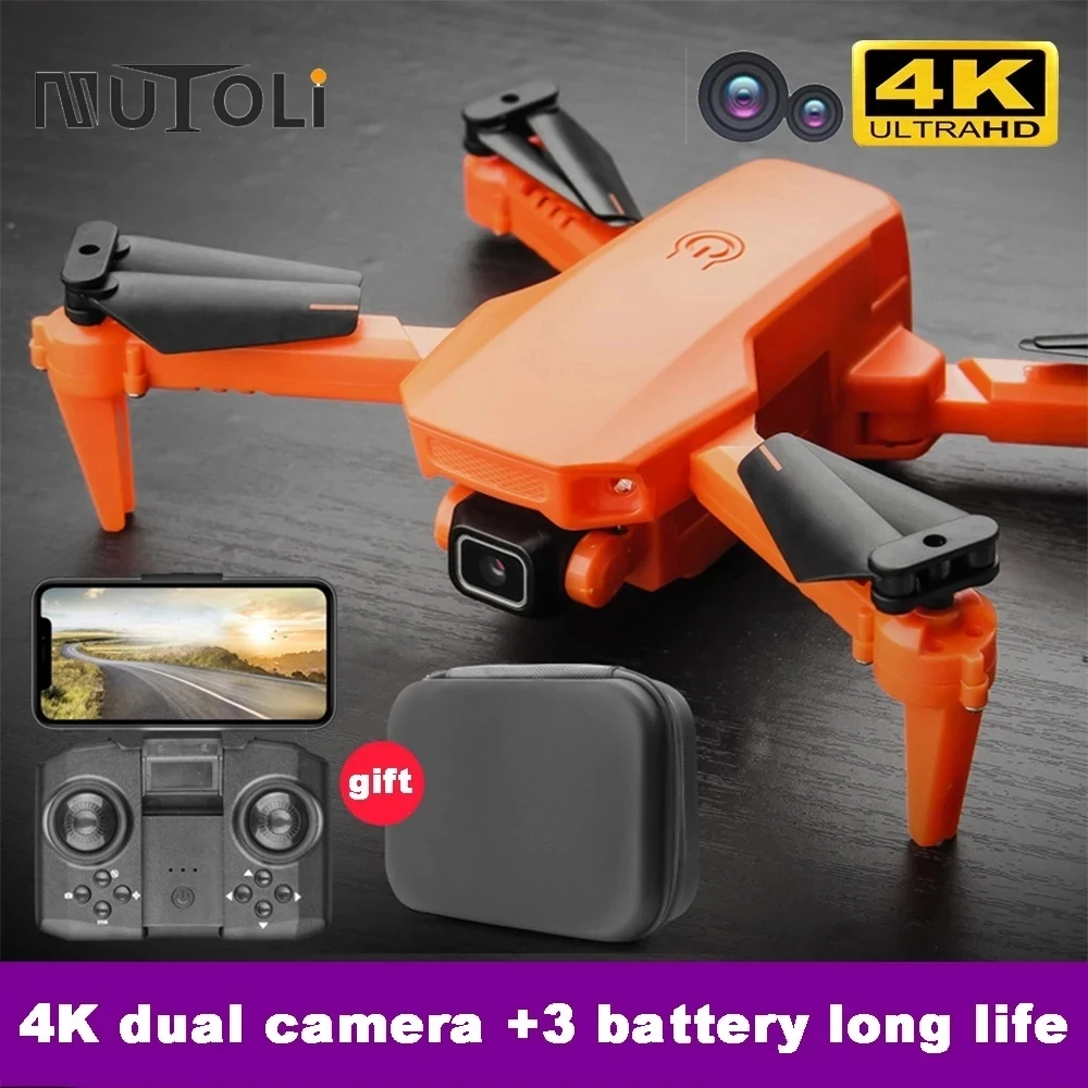 MuToLi X1 Дрон 4k HD Двойная камера Wifi FPV Drone Высота Поддерживает взлет и посадку одной