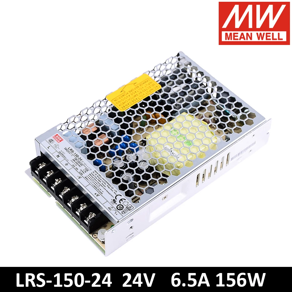 

Genuine MEAN WELL LRS-150 85-264V AC TO DC 12V 15V 24V 36V 48V 150W Single Output Switching Power Supply Meanwell LRS-150-24