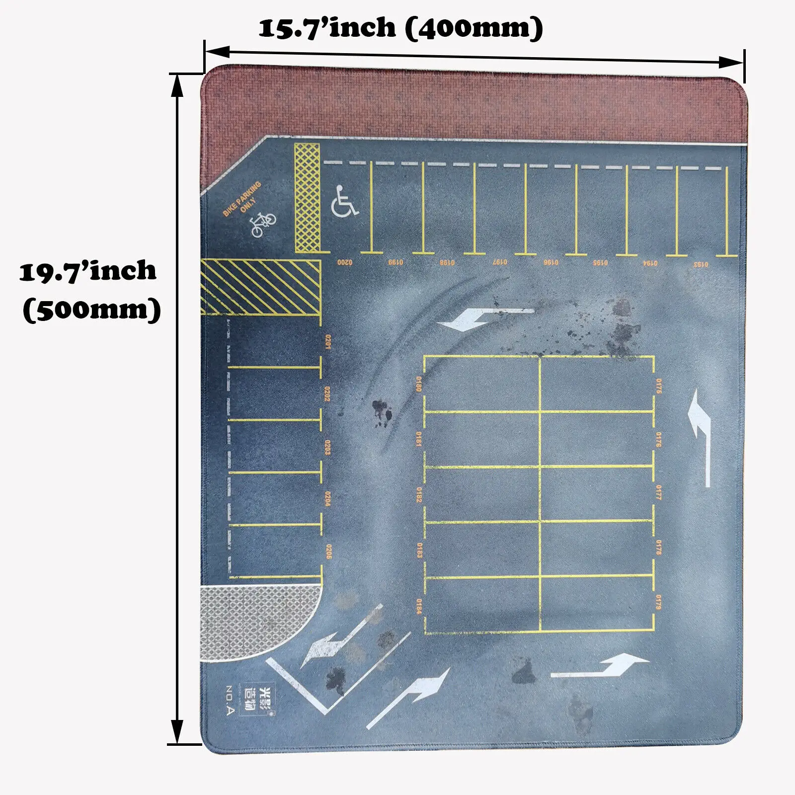 

1: 64 Model Car Mouse Pad Scenery with Parking Lot Shooting Pad Mouse Pad Table