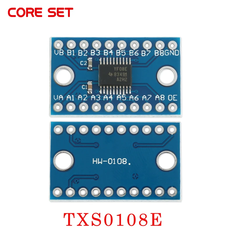 

10 шт. TXS0108E 8-канальный сетевой видеорегистратор логический уровень конвертер преобразует TTL двунаправленный взаимная Конвертация 3,3 V 5V