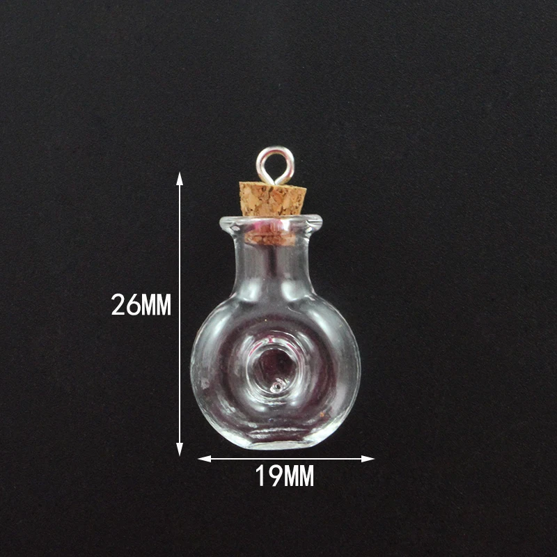 Wine bottle -Screw 5 шт. пробковая пробка маленькая пустая стеклянная бутылка Крошечные стеклянные баночки с пробкой декоративные стеклянные баночки - Окраска металла: Wine bottle -Screw