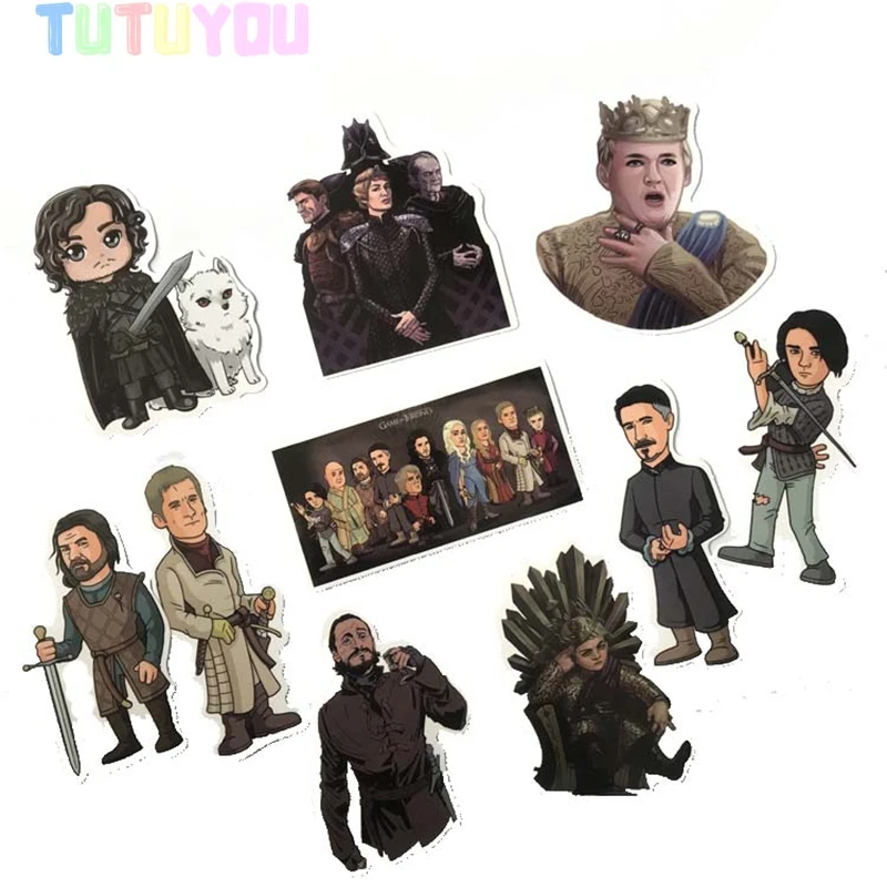 pc13 61pcsset tv show stickers decal for for guitar laptop luggage car fridge graffiti decal sticker free global shipping