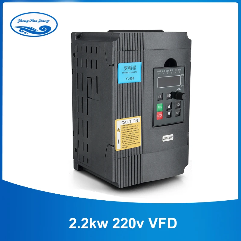 Универсальный инвертор с ЧПУ VFD 1 5 кВт/2 2 кВт 220 В однофазный входной