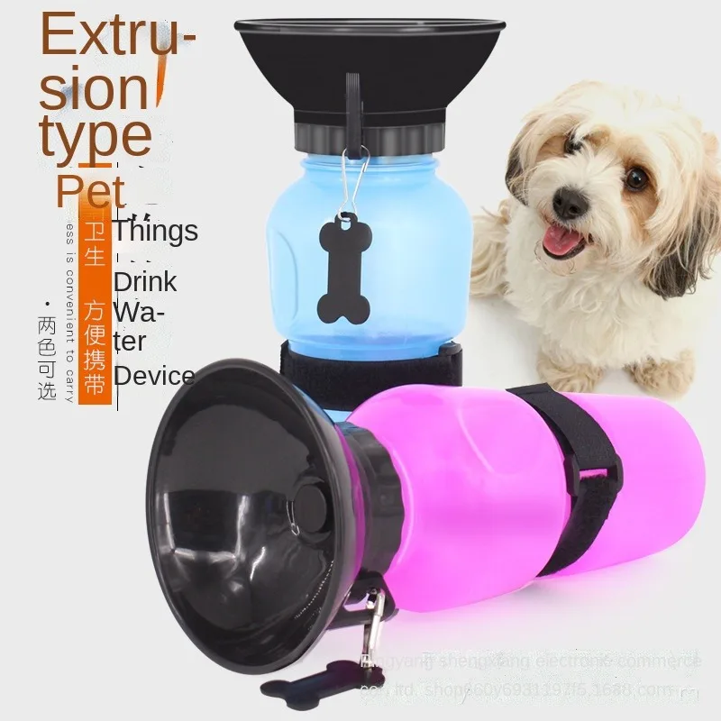 

Pet Dog Drinking Water Bottle Squeezable Dog Cat Water Feeder Puppy Portable Travel Outdoor Feed Bowl Drinking Water Dispenser