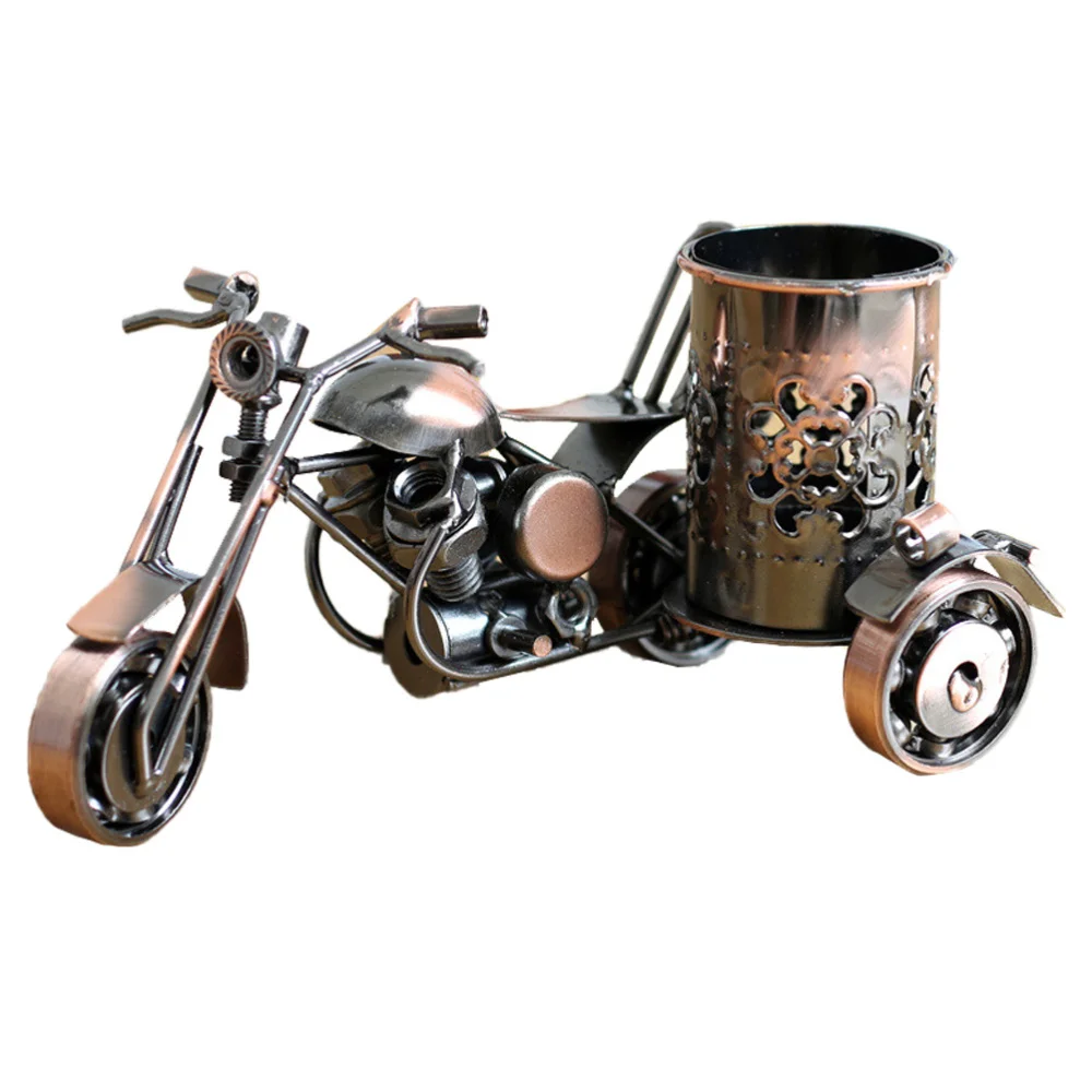 

Iron Art Pen Container Storage Bucket Creative Pen Holder Stationery Holder