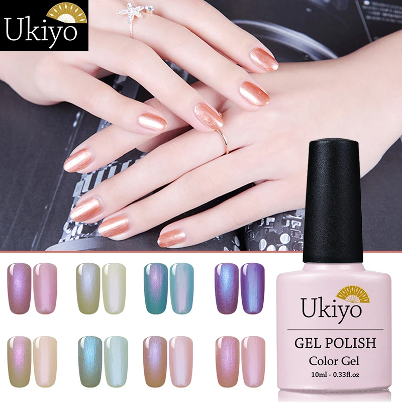 Ukiyo 10 мл оболочка Гель-лак для ногтей УФ-гель для ногтей Гибридный лак Полупостоянный Гель-лак штамп эмаль лаковый лак