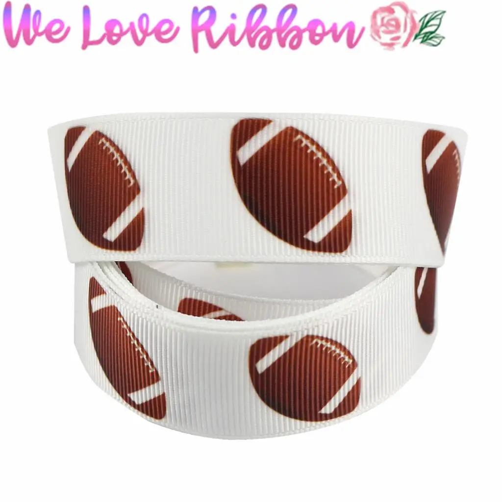 16 мм-75 мм спортивная серия Любовь Баскетбол Софтбол печатные корсаж/враг ленты DIY