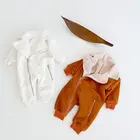 Insзимняя одежда для маленьких девочек коллекция 2022 года, теплые комбинезоны для мальчиков возрастом от 0 до 24 месяцев, комбинезон цвета хаки с длинными рукавами для альпинизма, костюм для новорожденных и малышей