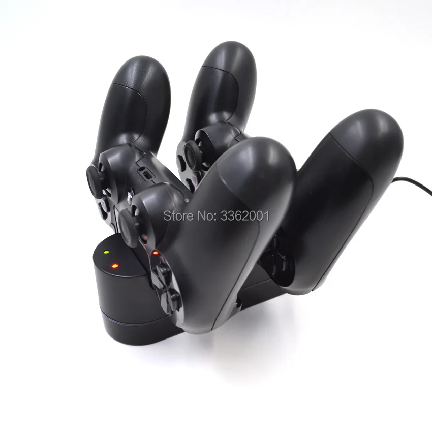 Зарядное устройство для двух контроллеров PS4 USB зарядная док станция с дисплеем