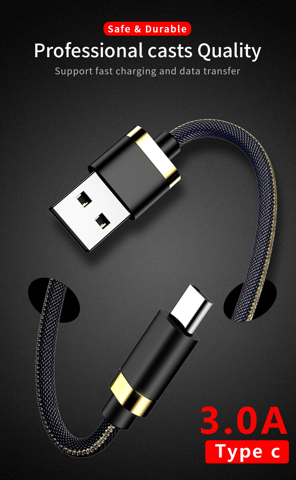 MUSTTRUE usb type-C кабель для huawei P30 P20 Lite Быстрая зарядка зарядное устройство для xiaomi redmi k20 pro samsung s9 plus type-c кабель