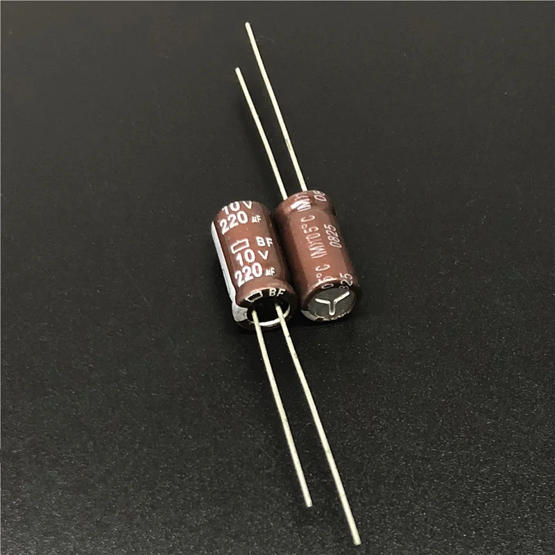 

50pcs 220uF 10V NIPPON BF Series 6x12mm 10V220uF motherboard Electrolytic capacitor
