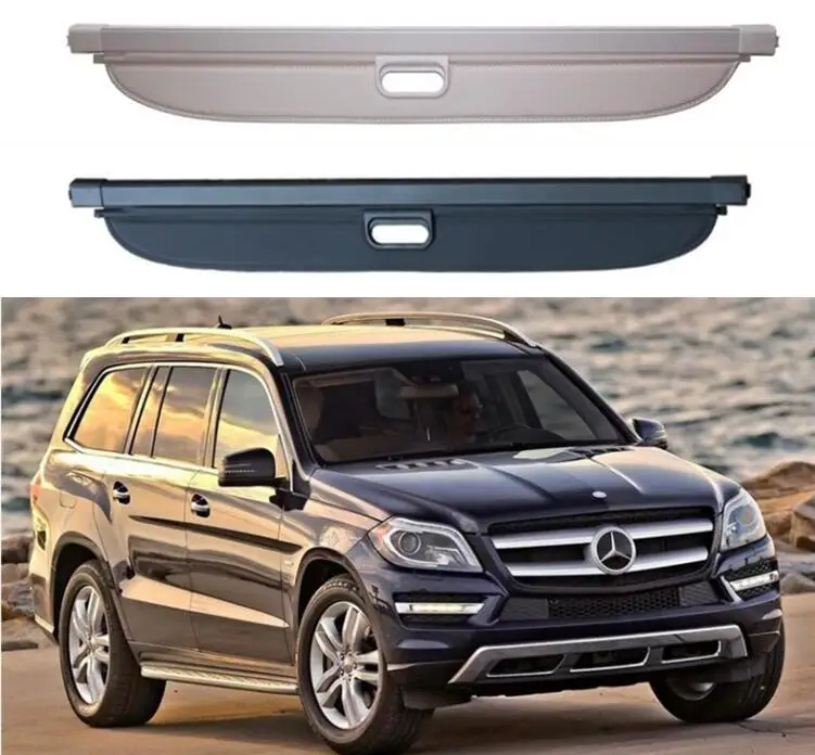 Защитный экран для задней части багажника Защитная крышка груза Mercedes-Benz ML 2013-2018