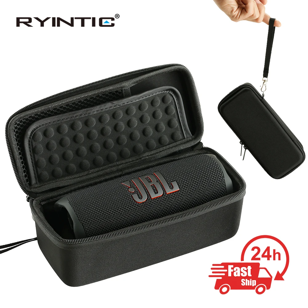 2022 Newest Travel Hiking Carry Protective Speaker Box Pouch Cover Case For JBL Flip 5 Flip 6 Speaker Extra Space for Plug&Cable