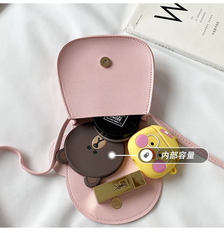 

New2021 Disney Female cute Mickey bow mini messenr shoulder bag new fashion cartoon children crossbody purse Summer Bags