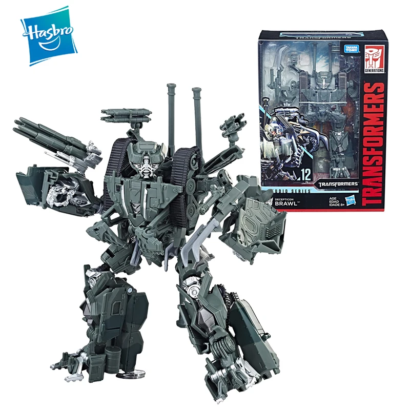 

Hasbro Transformers Studio Series 12 Voyager Class Movie 1 Decepticon Brawl Action Figure Model Toy SS12 - Kids Ages 8 & Up