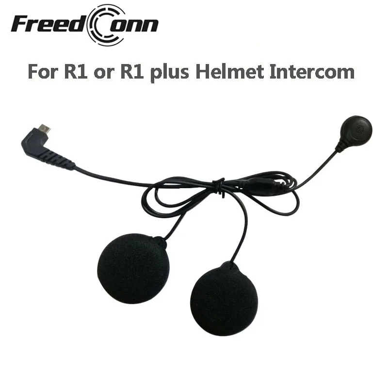 Гарнитура FreedConn с микрофоном для мотоциклетного шлема R1 или Plus | Автомобили и