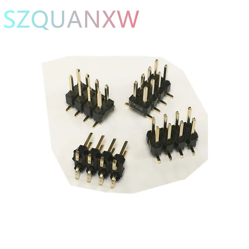 

10PCS SMD SMT 2*2/3/4/5/6/7/8/9/10/12/16/20/40/ PIN double row male PIN HEADER 2.54MM PITCH Strip Connector 2X/6/8/10/20
