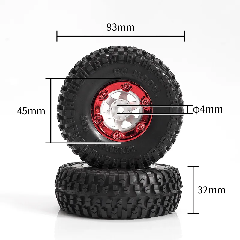 

Flying Remote Control Car Model TireFY-CL01Rubber WheelFY-03Tire Short Truck off-Road Vehicle Wheel2A/Set