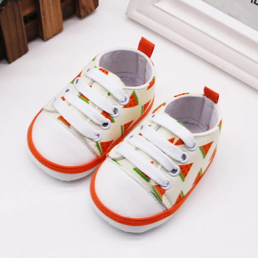 Детские кроссовки для новорождённых начинающих ходить теннисные туфли малышей