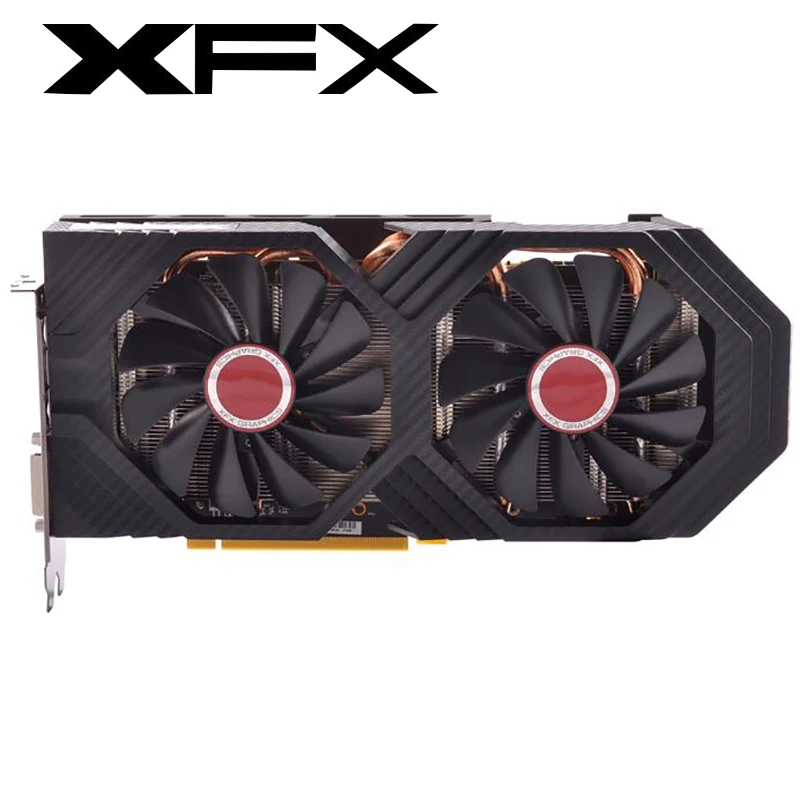 Оригинальная видеокарта XFX RX580 4 Гб для AMD Radeon RX 580 256 бит GDDR5 HDMI DP DVI ПК