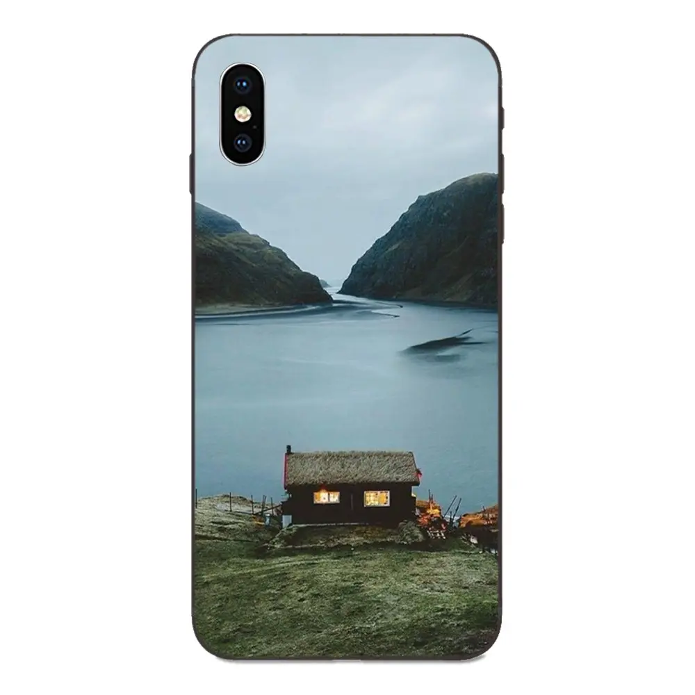 as picture Горные реки и дом классический для Huawei Mate 9 10 20 P8 P9 P10 P20 P30 Lite Mini Play Pro P smart Plus Z - Цвет: as picture