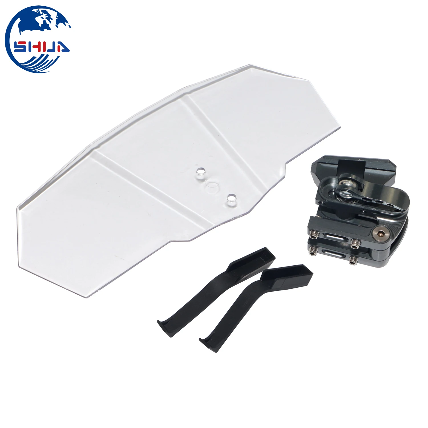 Запчасти для мотоциклов регулируемый зажим на лобовое стекло спойлер ветровой