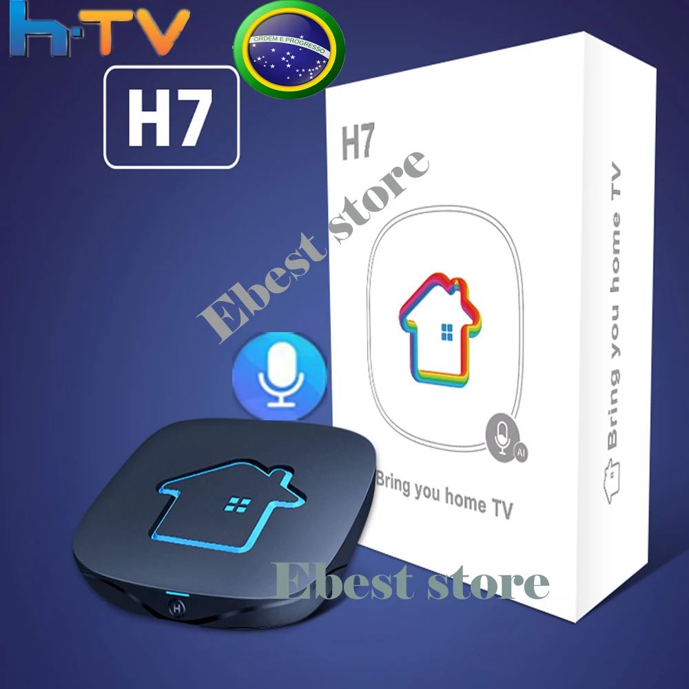 ТВ приставка H TV 7 H7 tv 6 коробка HTV box 5 Tigre2 BOX H.TV Бразильская португальская