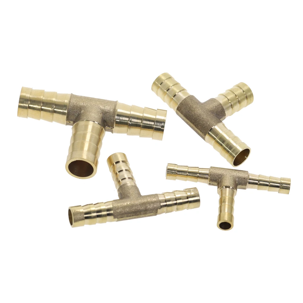 Латунный фитинг для труб с зазубриной 1 шт. 2 3 4 способа 6 мм 8 10 12 шланг зазубринами