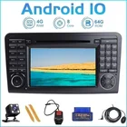 Автомагнитола ZLTOOPAI, мультимедийный плеер с GPS, Android 10, для Mercedes-Benz GL ML CLASS W164 X164 ML350 ML450ML500 GL320 GL450