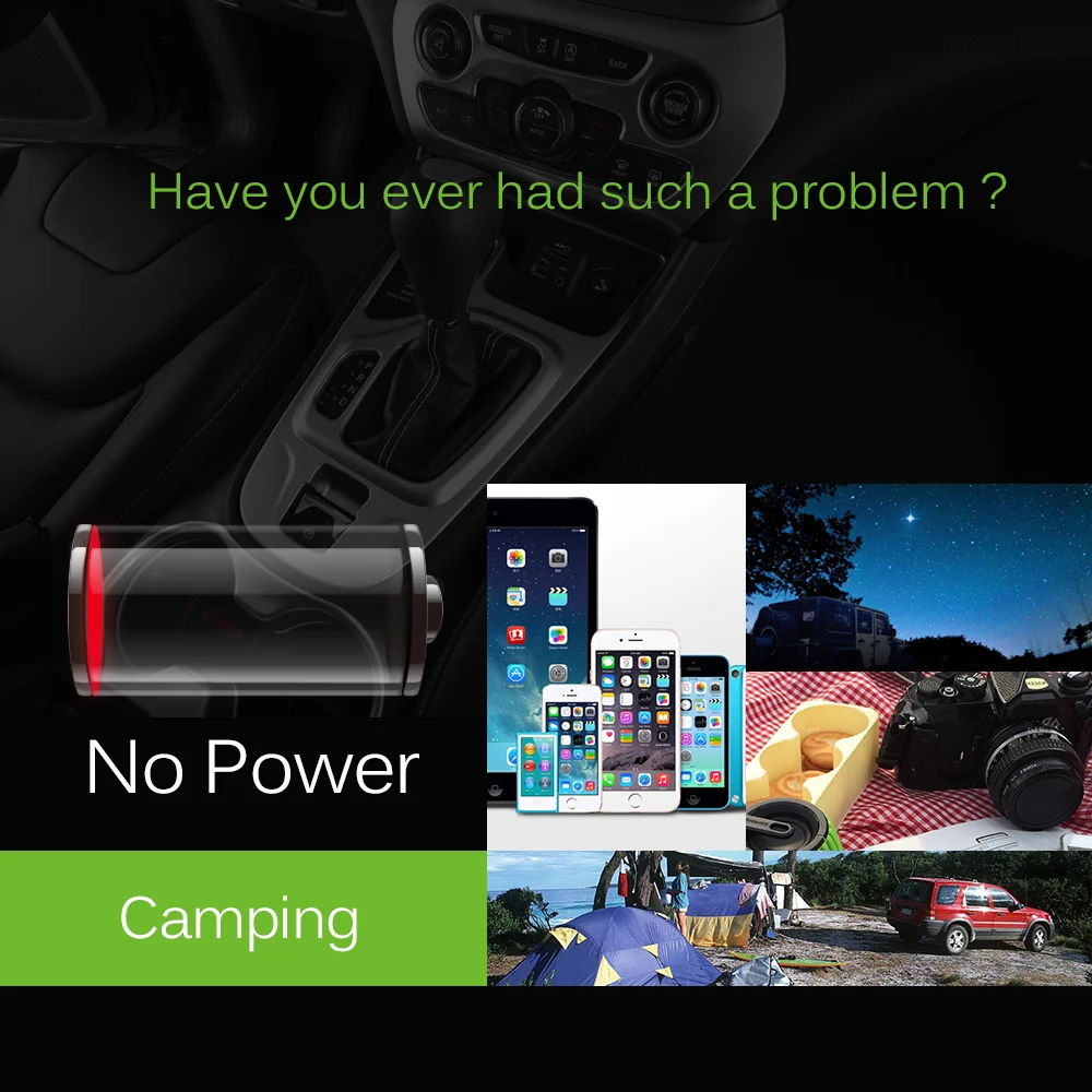 Автомобильный конвертер напряжения с 12 В пост. тока на 220 пер. портативный