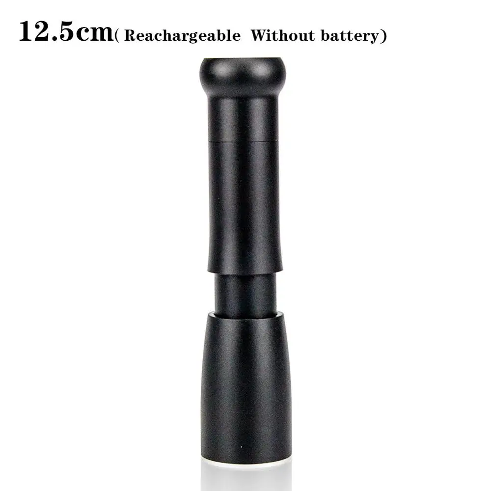 mini12.5cm Meijuner светодиодный вспышка светильник T6 Перезаряжаемые Многофункциональная Защита булава жесткий ручной самообороны Бейсбол летучая мышь фонарь светильник B014 - Испускаемый цвет: mini12.5cm