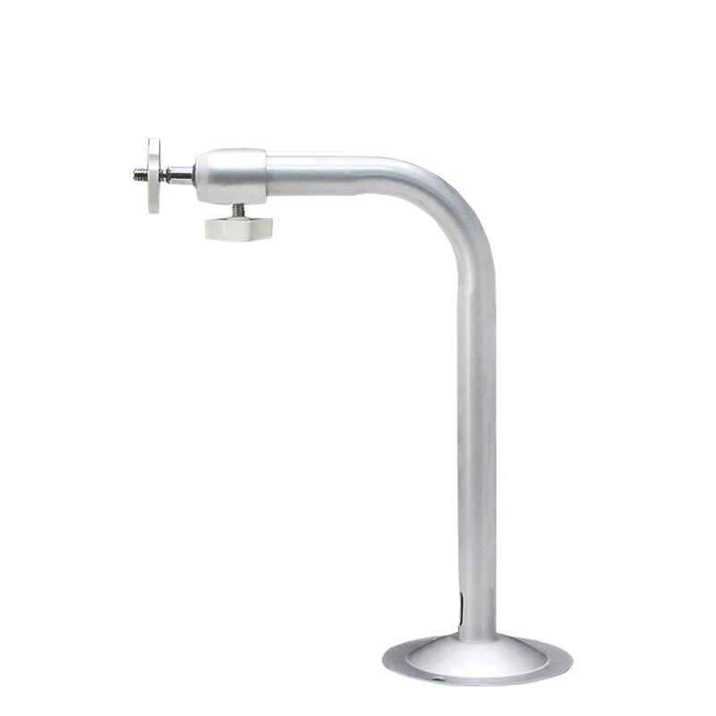 Серебристый алюминиевый L образный регулируемый настенный кронштейн для камеры