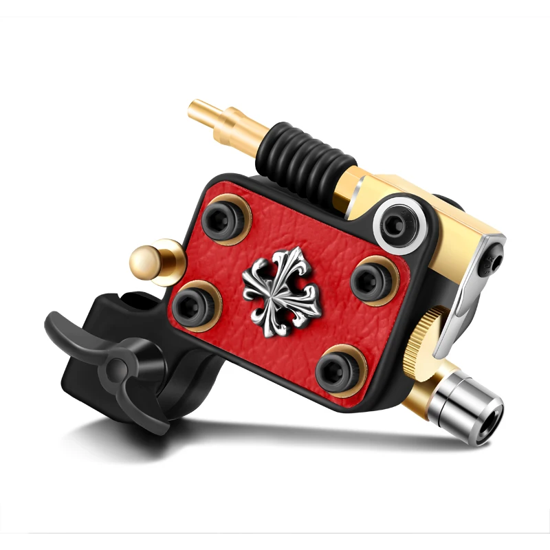 

Rotary Tattoo Machine For Shader And Liner Adjust Stroke Length RCA Connect Tattoo Gun Strong Motor