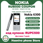 Оригинальный Восстановленный Разблокированный Мобильный телефон Nokia 6300 с функцией ранней FM, MP3, с гарантией на один год, с поддержкой русской клавиатуры и кодом OWHC1000