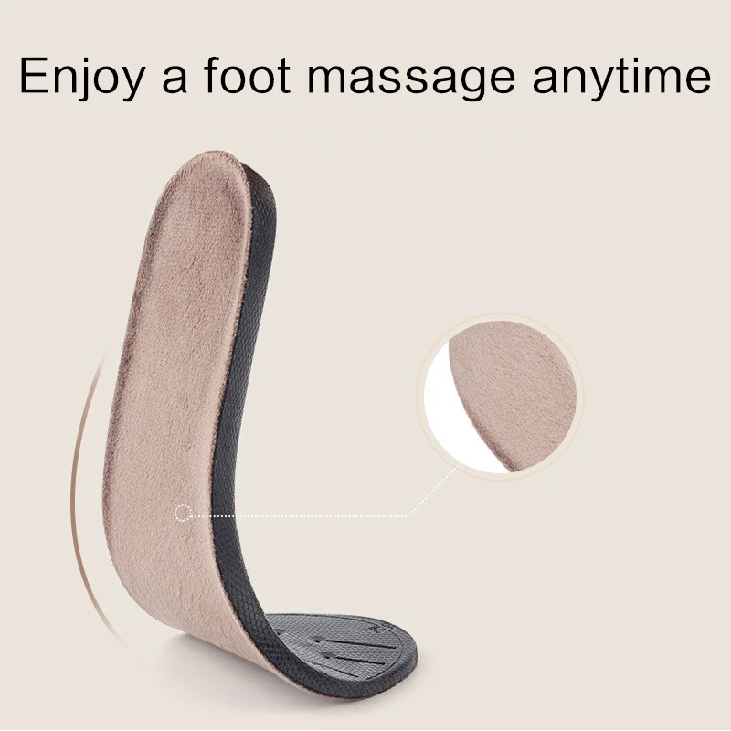 USB Heated Insoles Winter Electric Powered Plush Fur Heating Insoles Winter Keep Warm Usb Charged for Foot Shoes Insole Outdoor