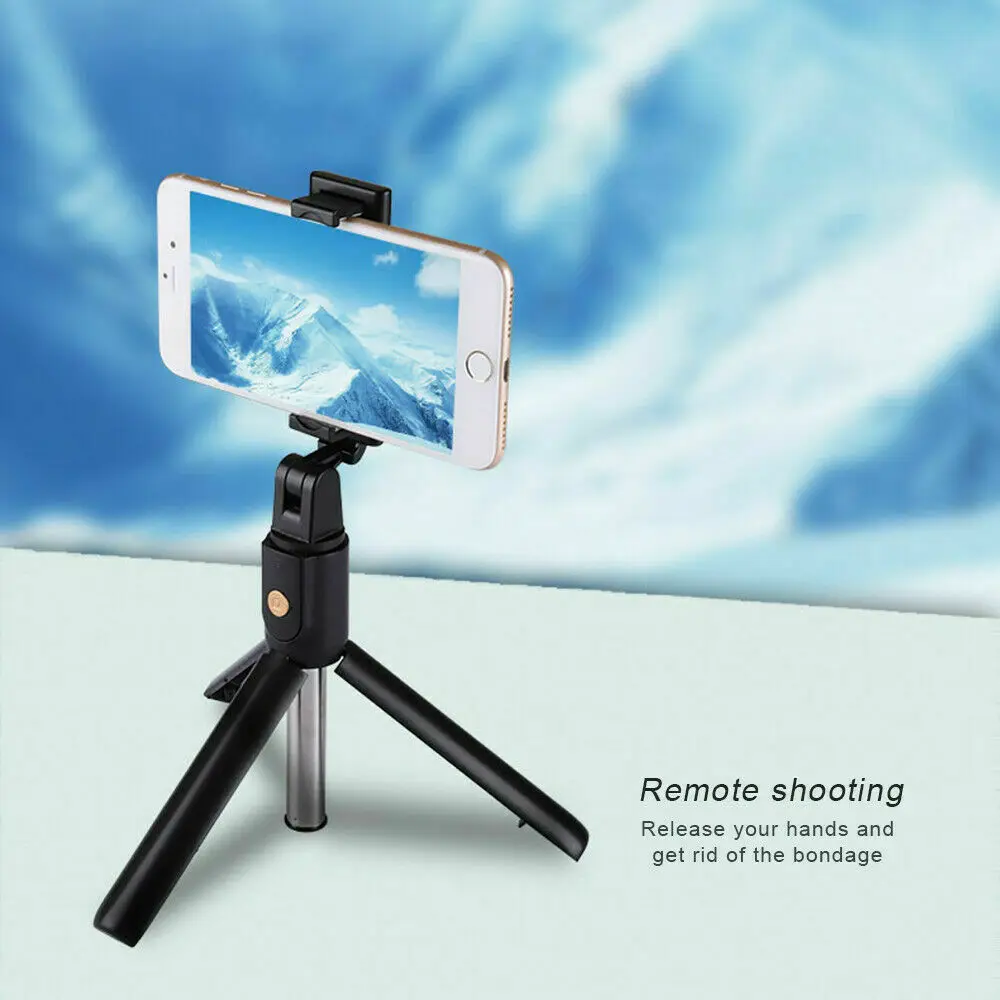 3 в 1 Bluetooth селфи палки для iphone xiaomi huawei Мини Выдвижной беспроводной Штатив GoPro палка