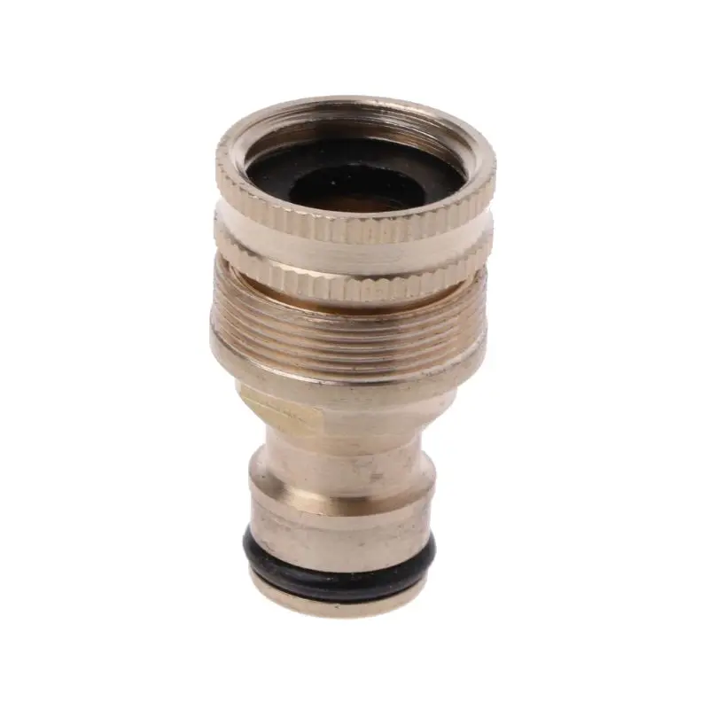 

Brass Garden Hose Tap Connector Quick Hose Adapter Female Threaded Faucet Nozzle