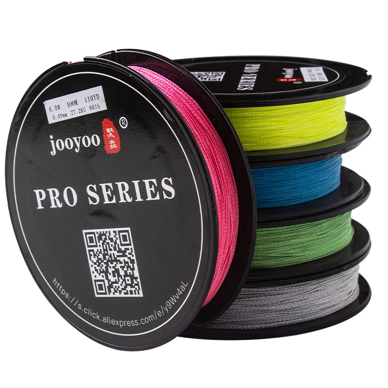 

100M High Strength Fishing Line 4 Strands 8-90LB Braided Wire PE Fishing Line Multifilament Leader Line Carp Fishing