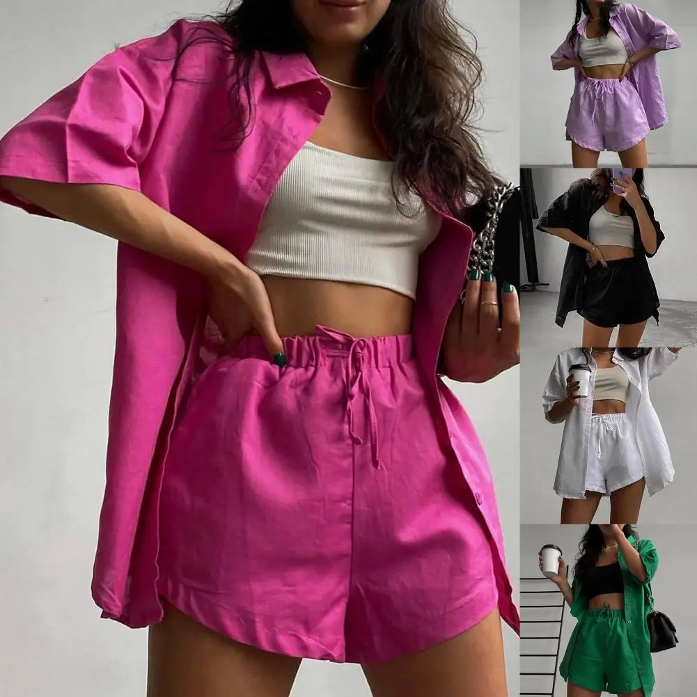 

Elastic Waist Lady Single-breasted Lapel Office Lady Outfit for School