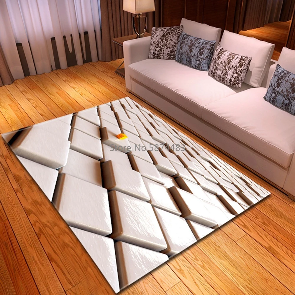 Скандинавский ковер для гостиной 3D геометрический декоративный детской комнаты