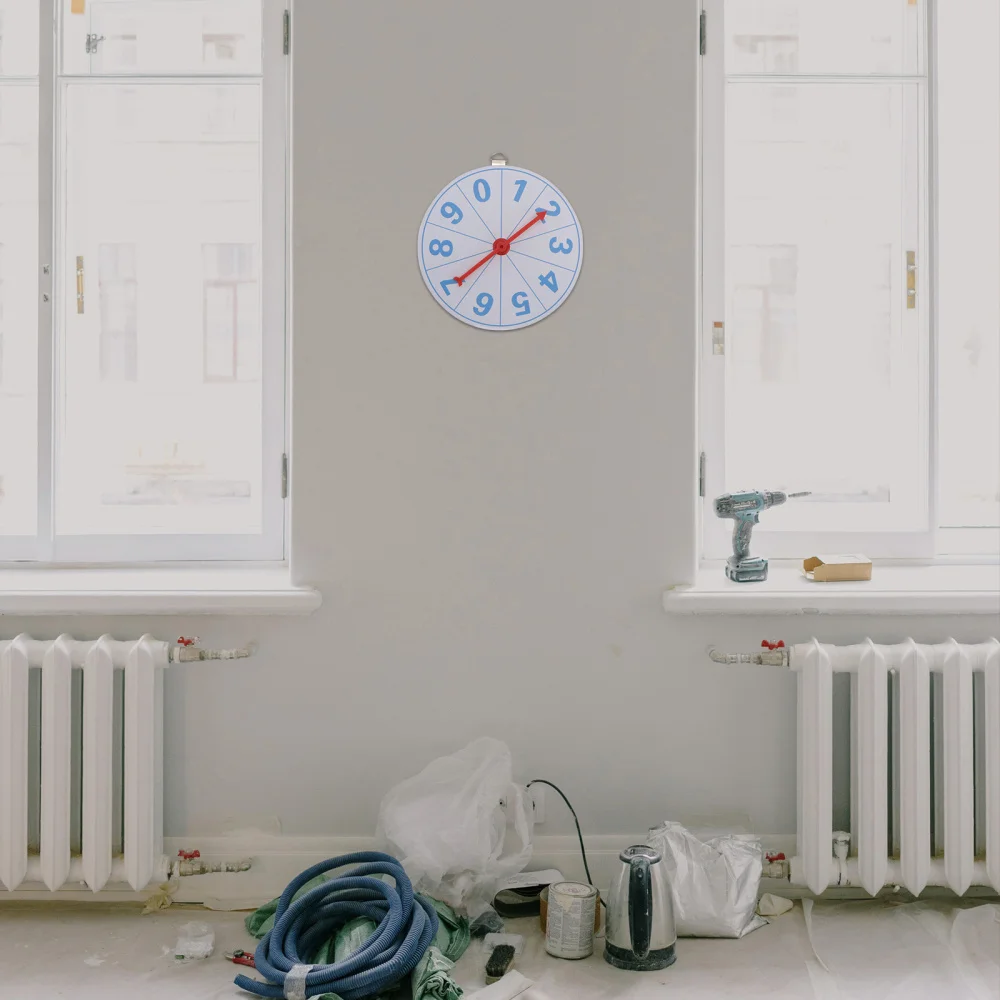 

1 Set of Draw Game Wheel Set Teaching Activities Rotary Props Fun Wheel