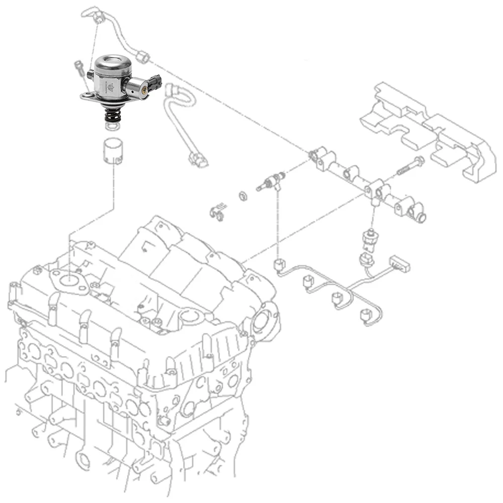 Hypertune Топливный насос высокого давления для 09 14 Hyundai Sonata & 15 Kia Sorento UDW 353202G720 353202G730