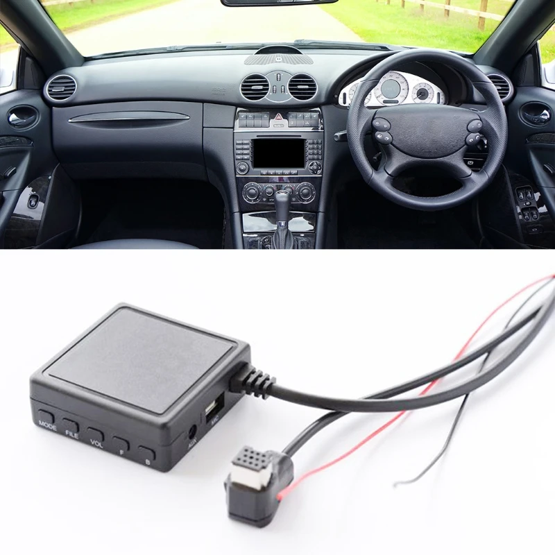 3 5 мм автоматический USB Aux адаптер Bluetooth-совместим с флеш-накопителем порт