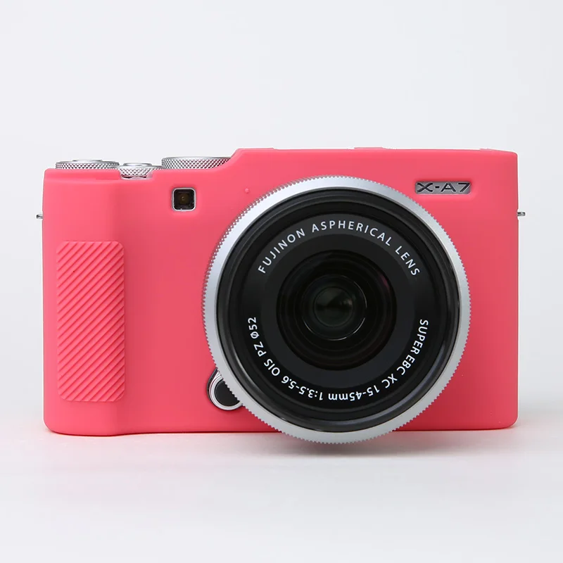 Мягкий силиконовый чехол для камеры резиновый чехол для Fujifilm XA7 Fuji XA-7 Pretective Чехол 9 цветов