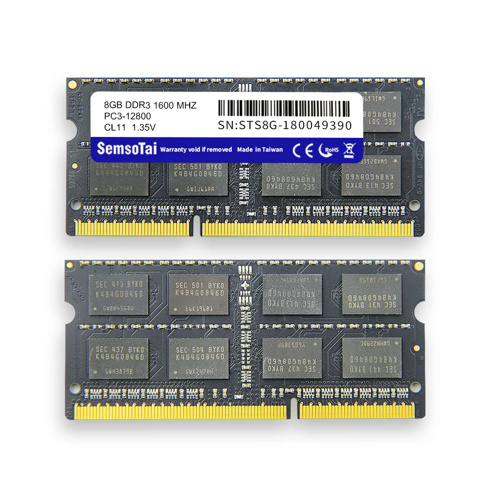 Память для ноутбука, оперативная память, модуль памяти для ноутбука DDR3 DDR4, 4 ГБ, 8 ГБ, 16 ГБ, 1333 МГц, 1600 МГц, 2400 МГц, 2666 МГц