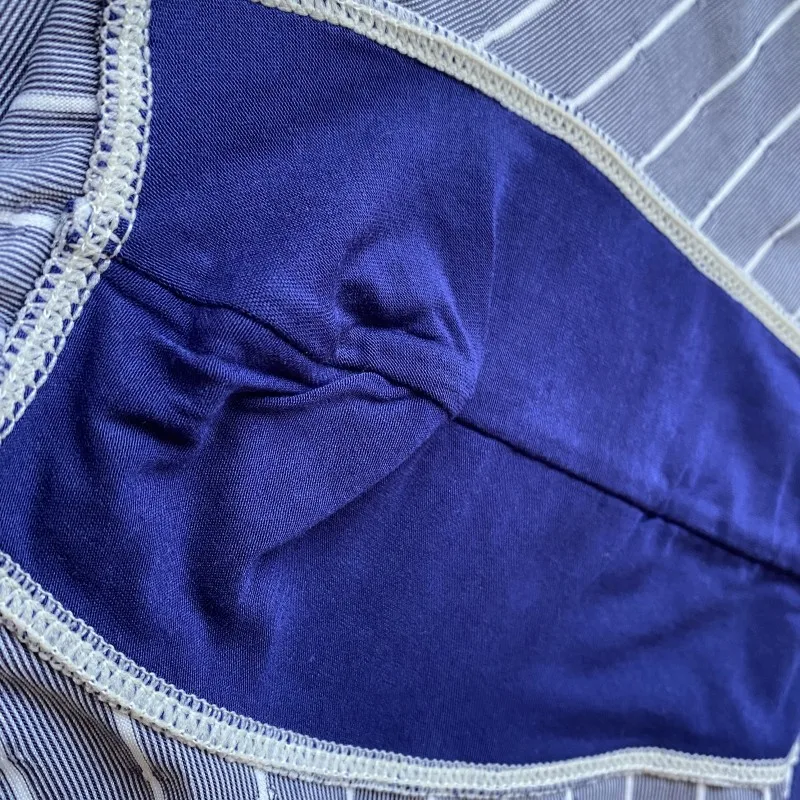 

Underwear Men Boxer Shorts Breathable Summer Comfortable Underpants Sexy Fit Male Striped Homewear