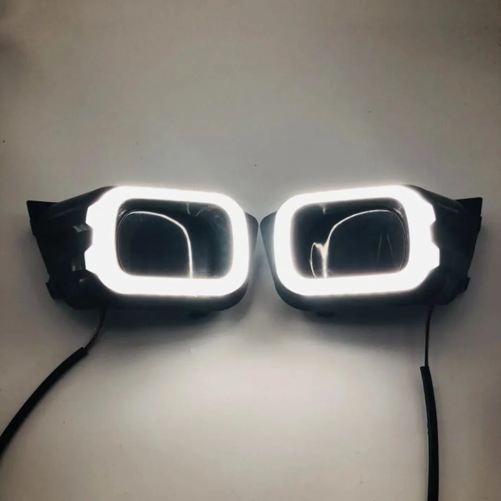 2PCS LED Daytime Running Light For Ford Ranger T8 2019 2020 Yellow Turning Signal Relay Waterproof Car 12V DRL Lamp | Автомобили и