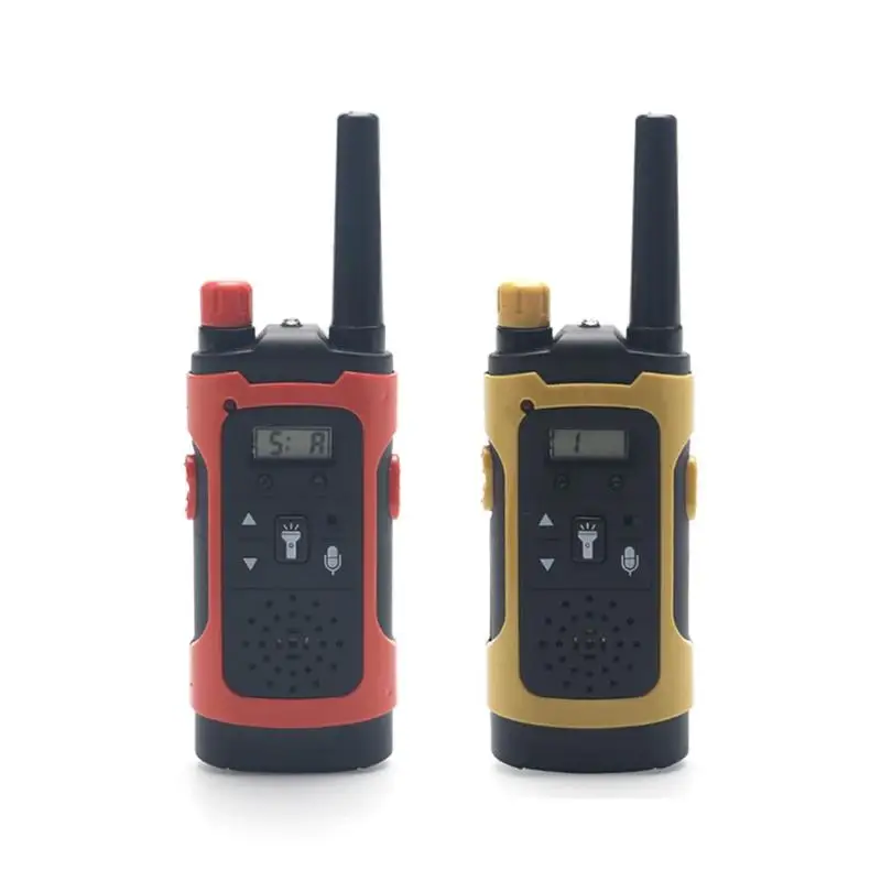2 шт. светодиодный детей иди и болтай Walkie Talkie S междугородной Беспроводной вызова