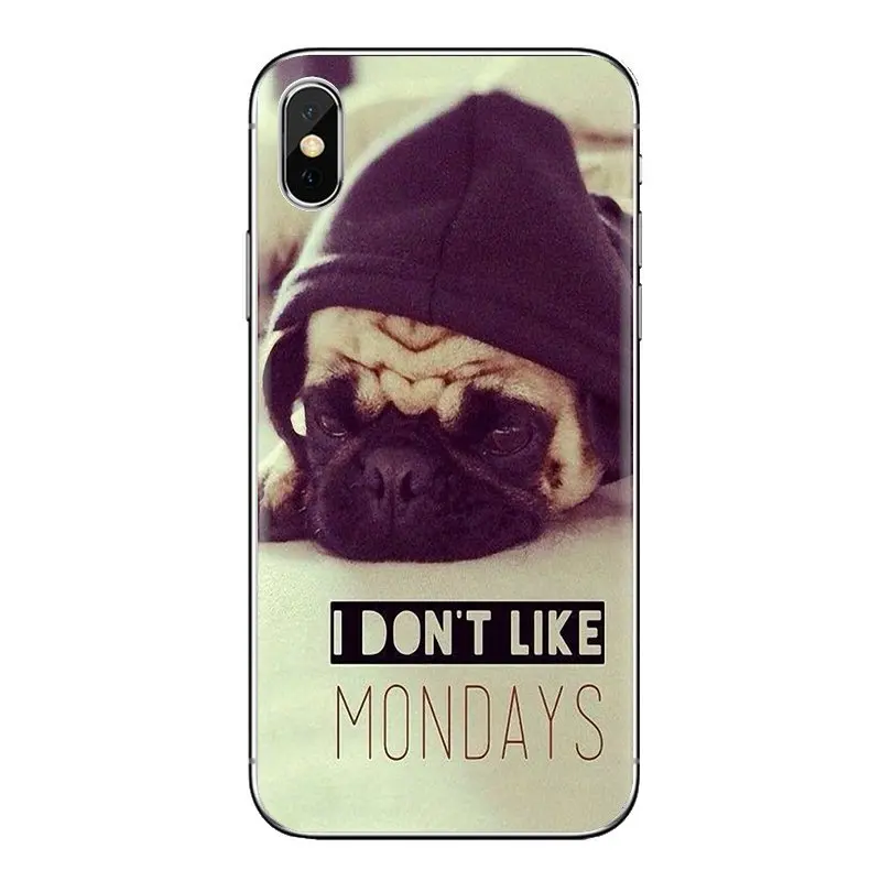 2018 new Cute cartoon pug Silicone Cover Bag For Huawei P Smart Y6 P8 P9 P10 Plus Nova P20 Lite Pro Mini 2017 SLA-L02 SLA-L22 2i |