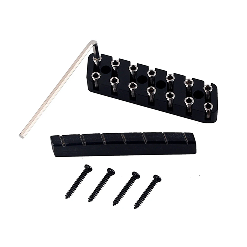 Безголовая гитара Seven String Locking Nut Stop Nuts с верблюжьей костной гитарной мостовой
